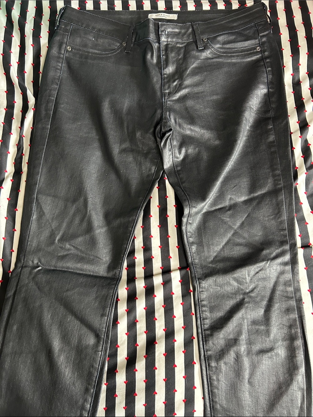 Jeans Leather Pants